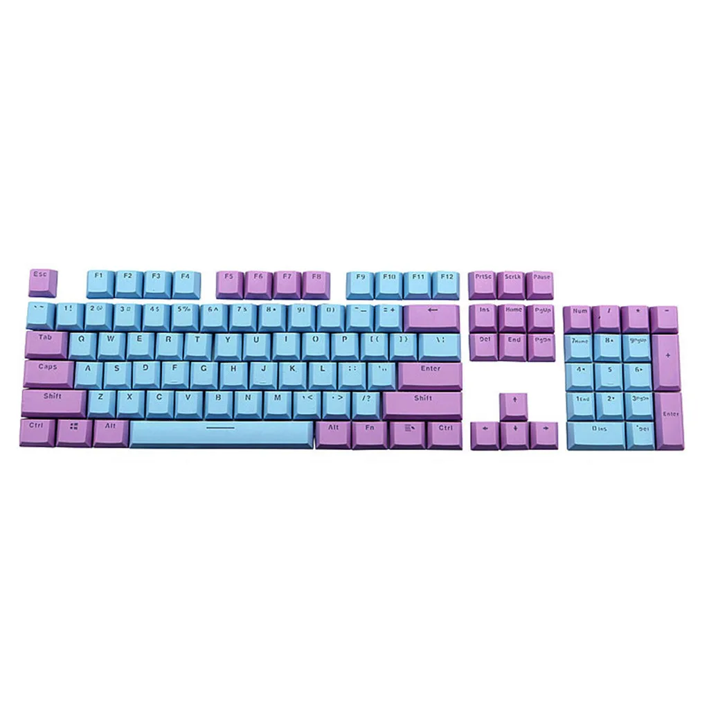 PBT double shot translucent backlit oem custom arabic spanish russian french gaming keyboard