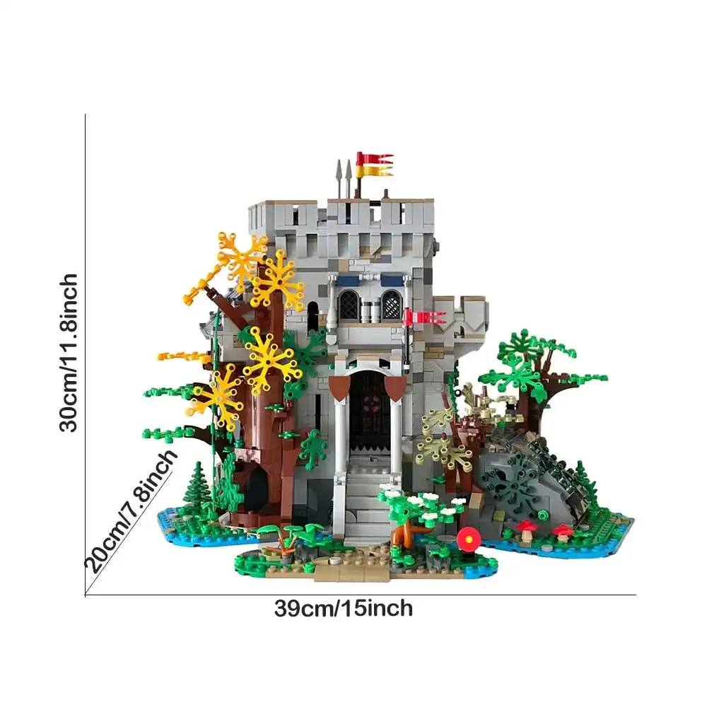 85668 The Castle in the Forest Compatible Building Blocks Bricks Toys Kids Christmas gift 1957pcs/set