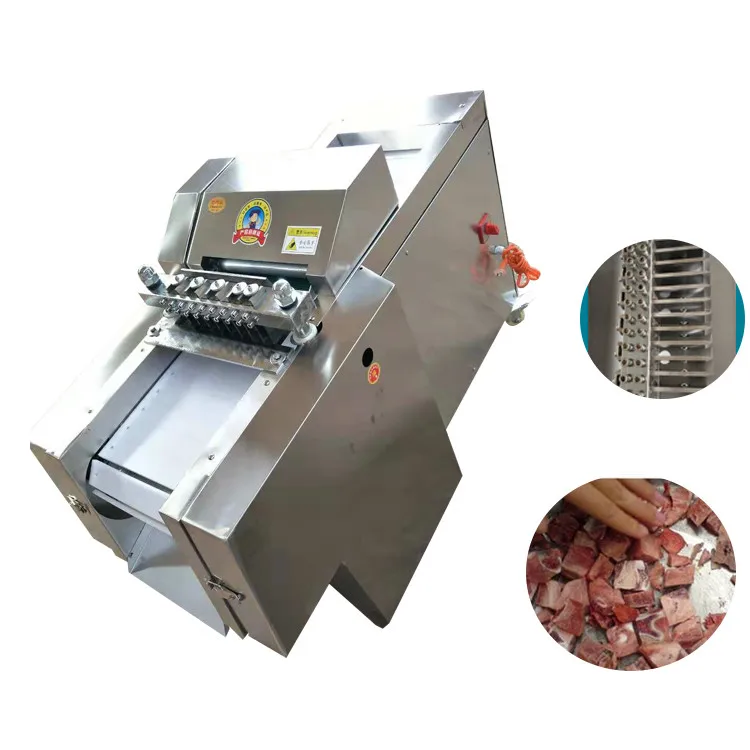 Meat Cuber Meat Dicer/Frozen Pork Cube Cutting Machine