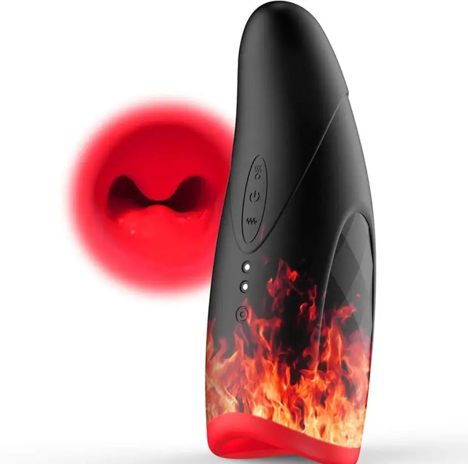 
Adults Pocket Pussy Silicone Men Sex Toys Automatic Heating Artificial Vagina Masturbation Cup 