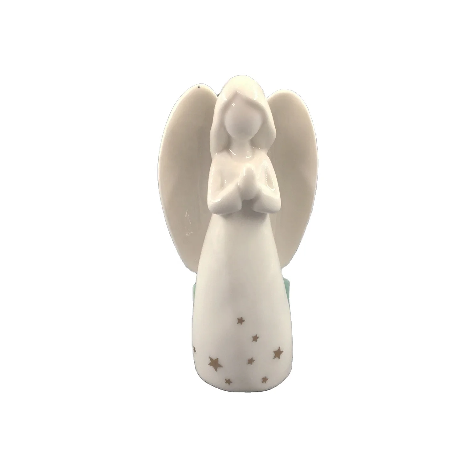 Ceramic Small Prayer Angel handmade decor christmas holiday gift christmas decorations