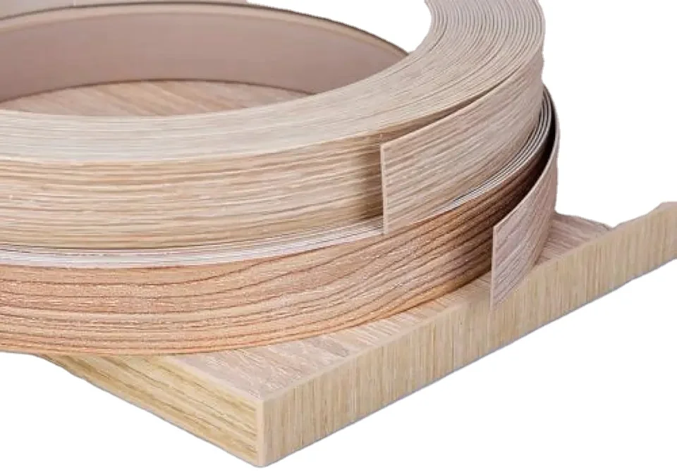 Factory funiture accessories Cabinet MDF board 0.4-3mm thickness self adhesive PVC Pre glue edge banding tape