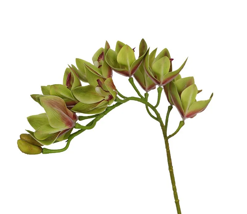 Wholesale high-grade most beautiful artificial flower fancy faux plant real touch butterfly orchid flowers