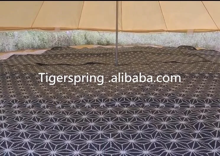 Waterproof Outdoor Camping Cotton Canvas 5m Bell Tent Teepee Yurt Glamping Tent