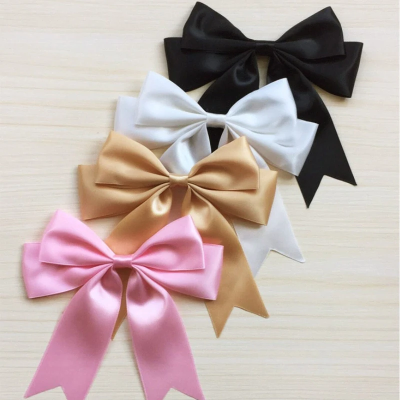 Popular Ribbon Bow Christmas Decorating Satin Bow Ribbon Elastic Ribbon Bows For Gift
