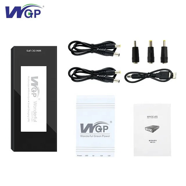  WGP original factory power bank ups 12v 5v wifi router ip camera with backup