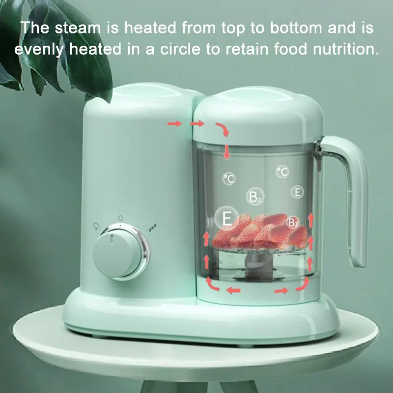 Supplement New Baby Food Cooking Infant Fruit Vegetable Blender Steamer Maker Multifunction Food Processor