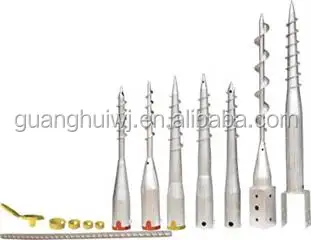 Factory Hot Dip Galvanized Ground Screw Pile / Screw Anchor