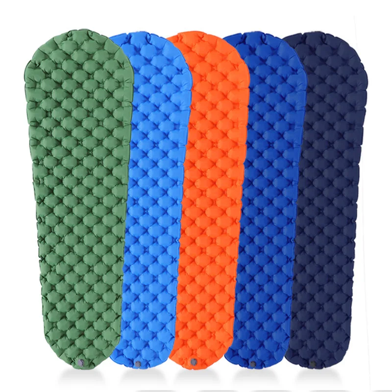Camping Inflating Mattress TPU Outdoor Mummy Inflatable Air Mattress for Tent and  Car