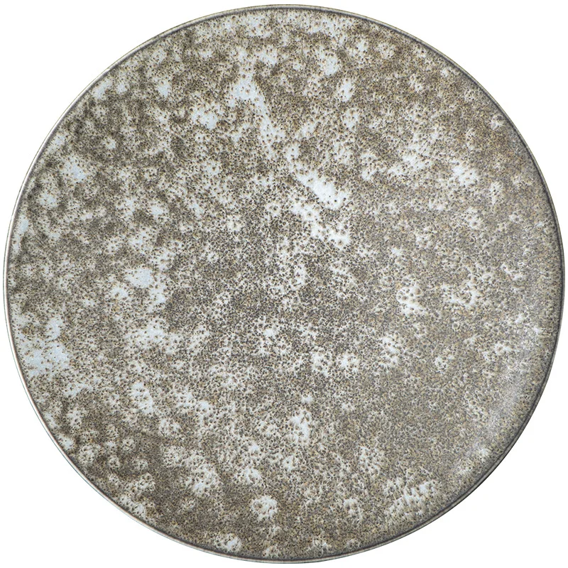 Vintage Retro Kitchen & Tabletop Homeware Ceramics OEM Logo Vajilla Platos Plate Dishes Glaze Shape Plates