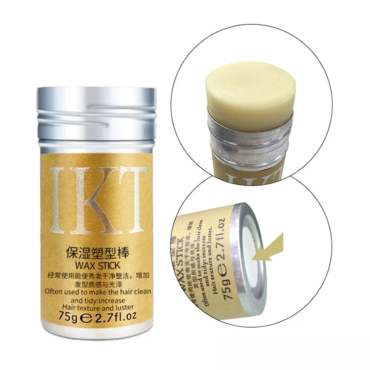 IK T 75g Hair Wax Extreme Max Hold Private Labeling Hair Pomade Gel Edge Control