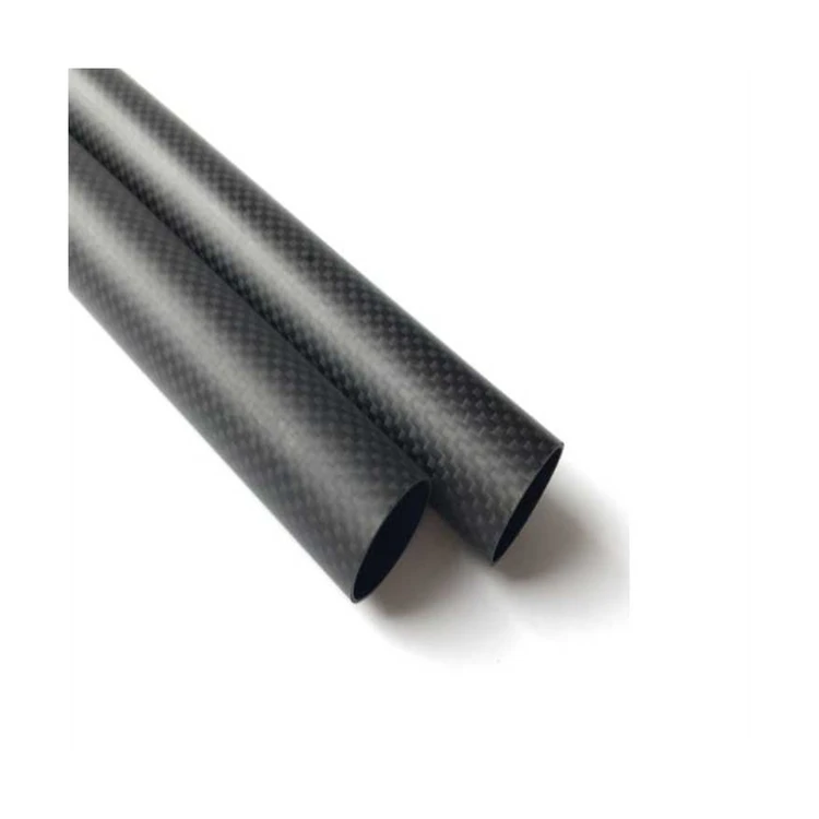 
Hot sale high strength 34*38 mm carbon fibre roll wrapped tube for aeronautics 