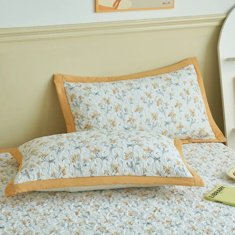 Printing Microfiber Bedspread Soft Summer Quilt Sets