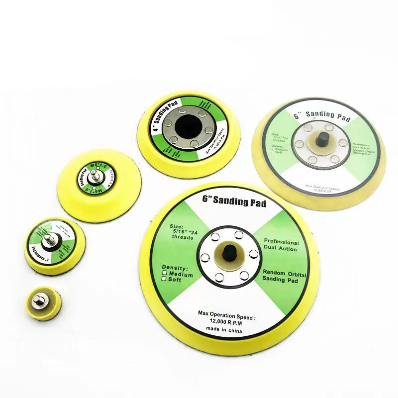 PMS 5 Inch 125mm 8 Holes DA Hook and Loop Plastic Backing Pad Backing Plate Attached Sander Pad Backing Pad