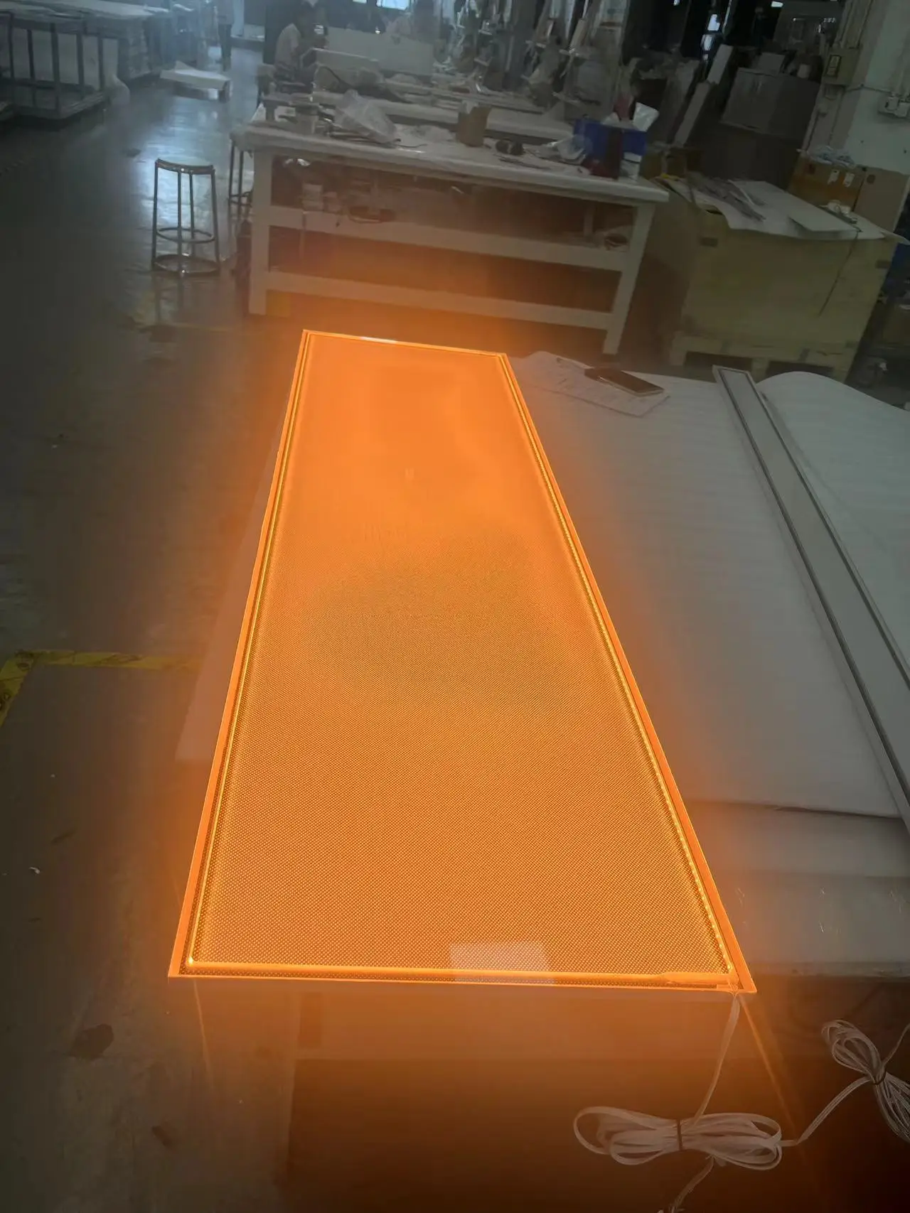 High Quality Acrylic RGB DMX 512 slim led panel
