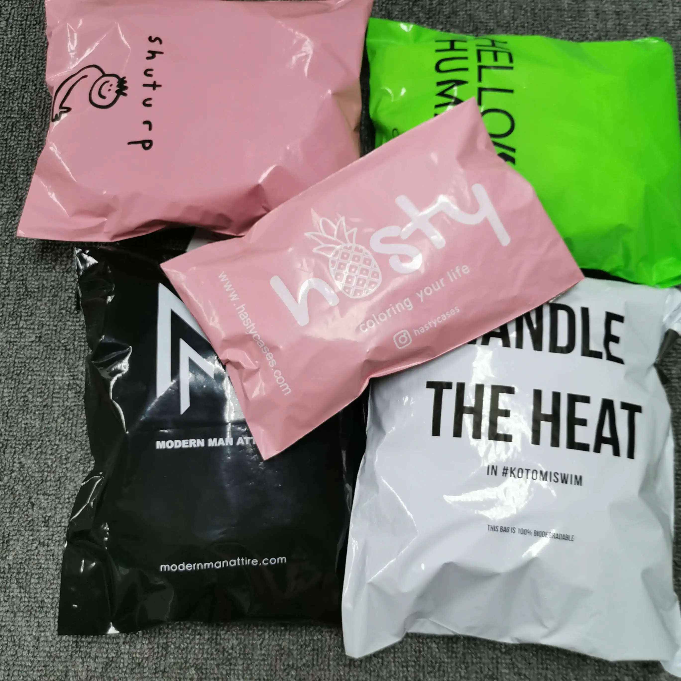 hot selling custom logo color size custom mailers mailing bags mailing bags biodegradable mailing poly bag