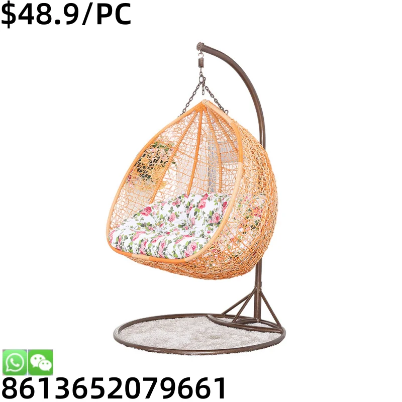 Hot Selling Wholesale Leisure Garden Patio Living Rattan Swing Chair