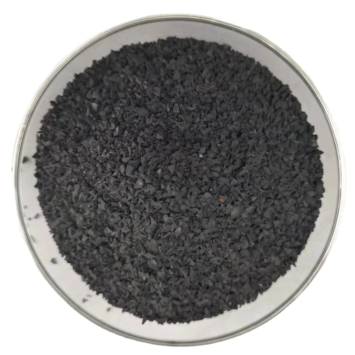 Direct production of playground EPDM color rubber granules