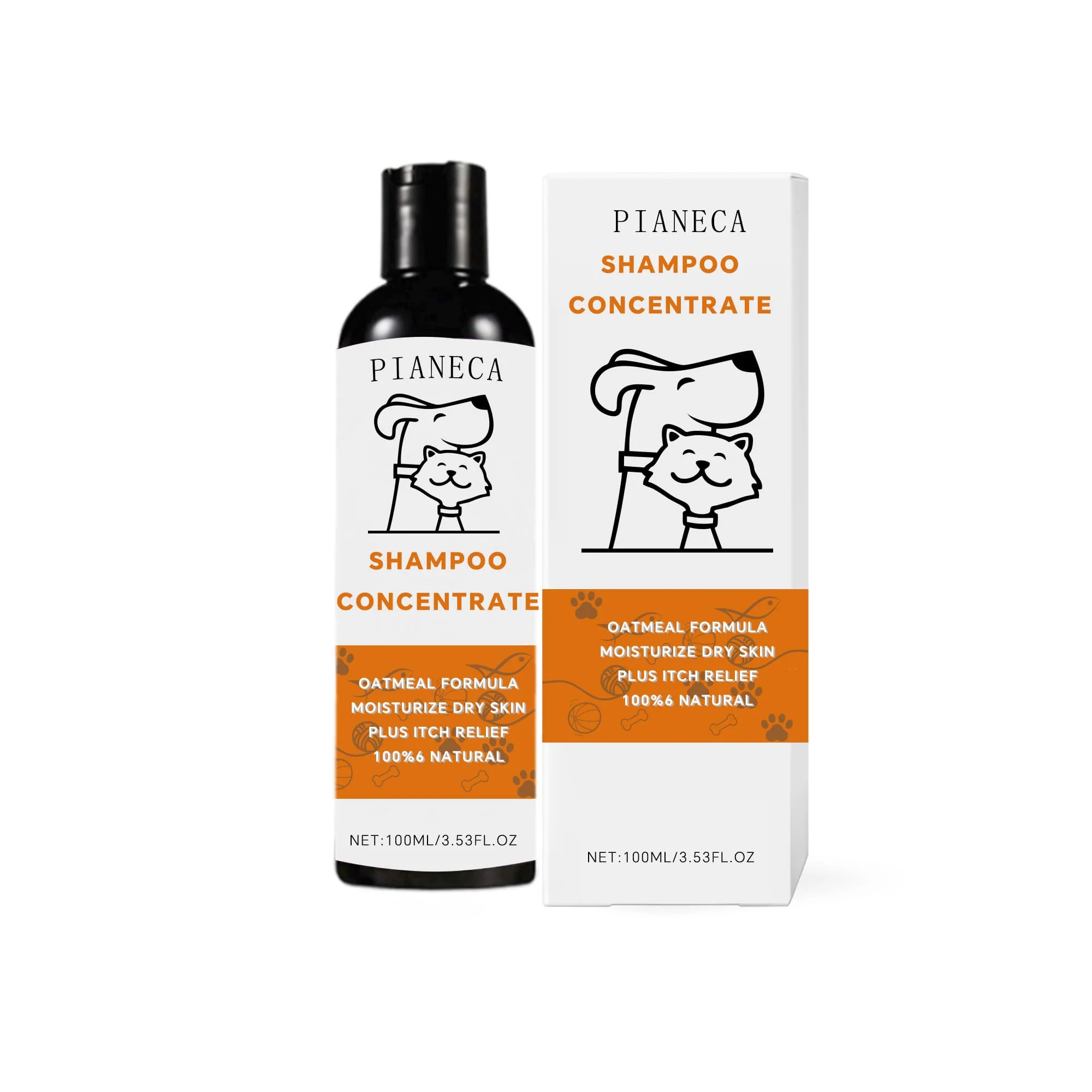 Private Label Natural Pet Sensitive Skin Grooming Wash Foam Dog Cat Shampoo Odor Remover Gentle Pet Cleaning Hair Shampoo