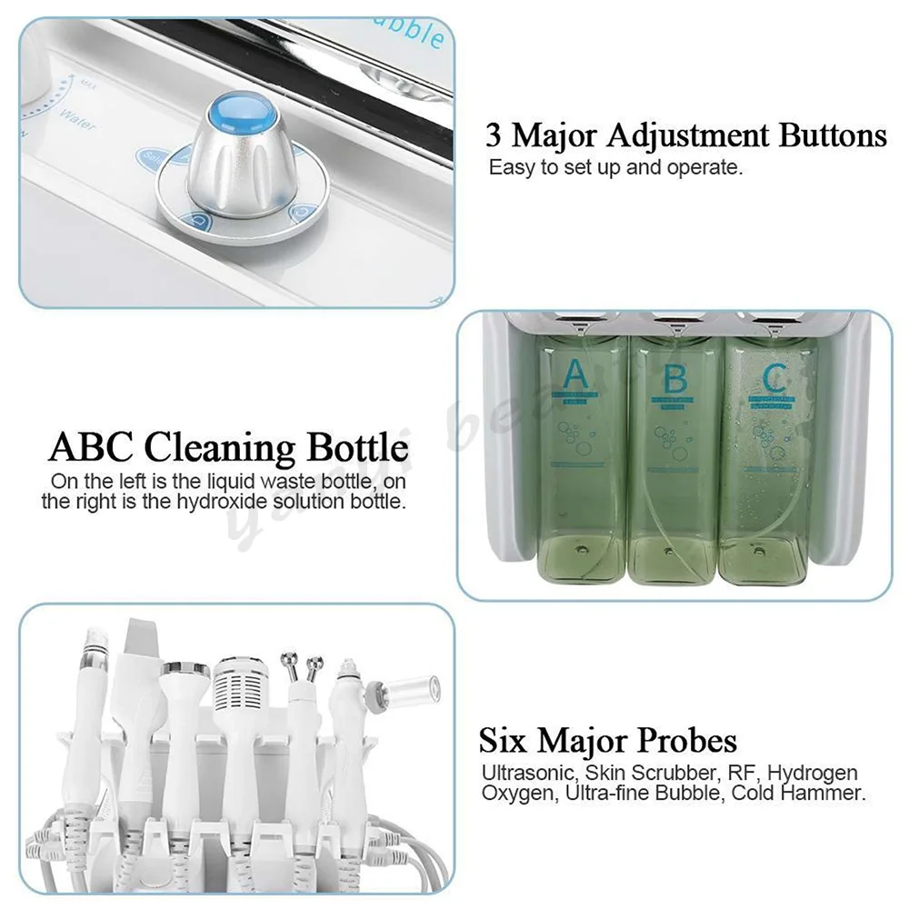 YanYi small bubbles facial cleaning 6 in 1 hydrogen oxygen