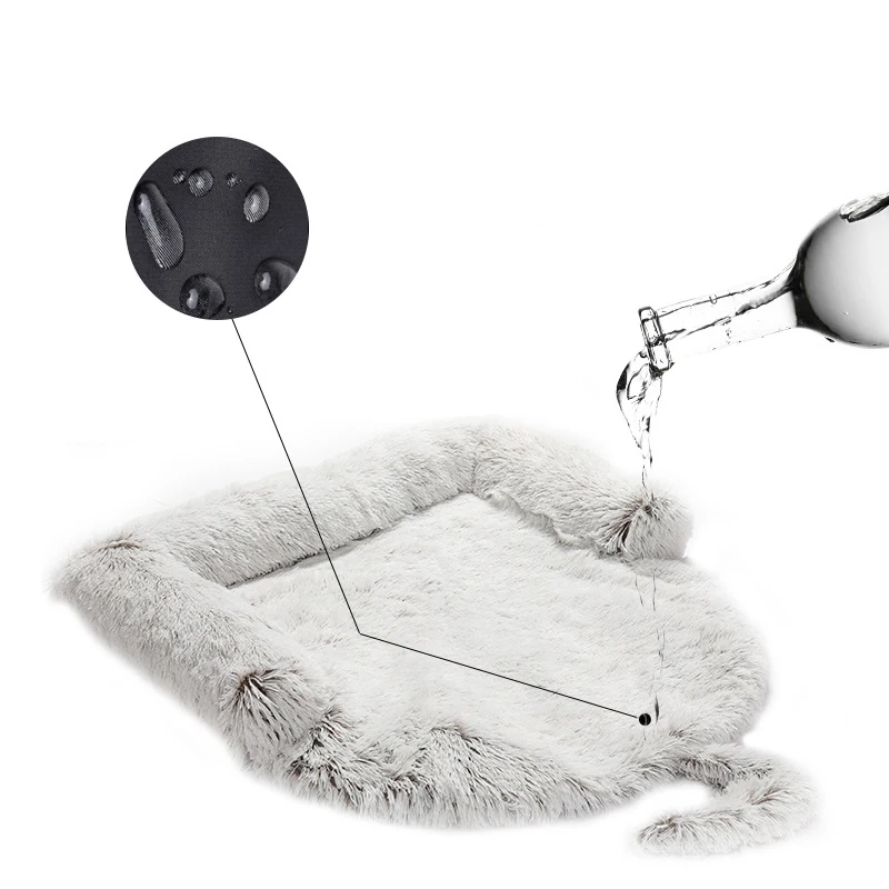 Limited Time Discount High-Textured Waterproof Pet Bed Waterproof Cat Round Pet Bed