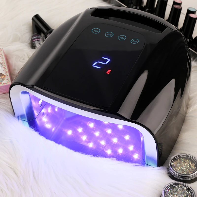 2022 High Power 96W Two Hand Gel Led Nail Lamp Cordless Pro Cure  Dryer Fast UV Led Nail Lamp