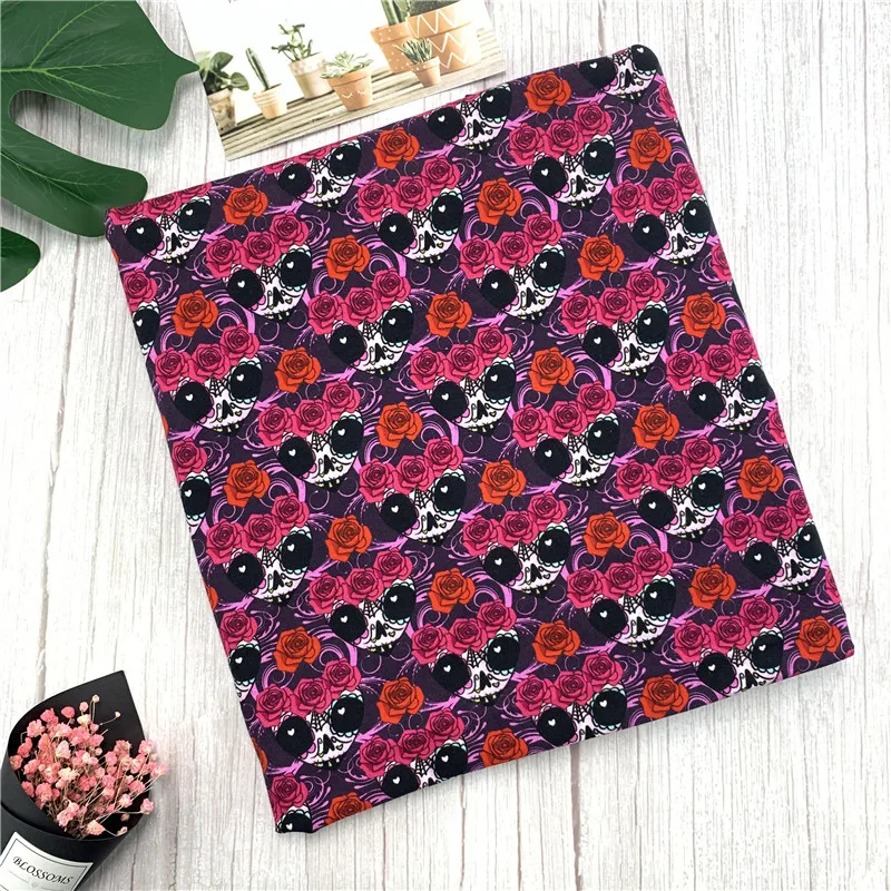 2023 New Custom Printed Elastic Sportswear Fabrics Digital Printing 95% Cotton 5% Lycra Fabric for Baby Clothing