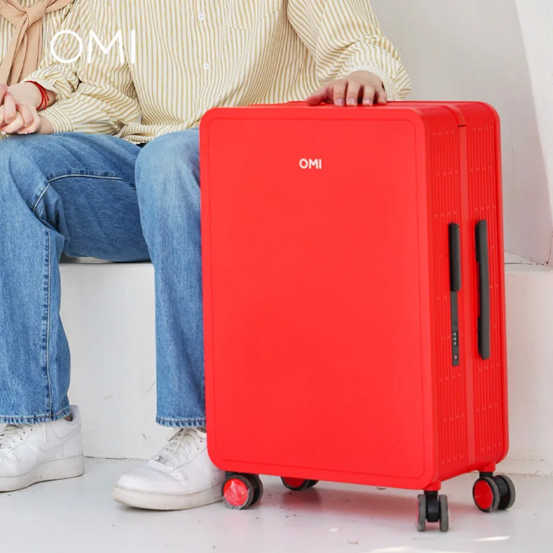 Wide Handle Travel Luggage Suitcase Rolling Spinner Wheels Hardside ABS TSA Lock 20 24 Inch Unisex Traveling Trolley Case