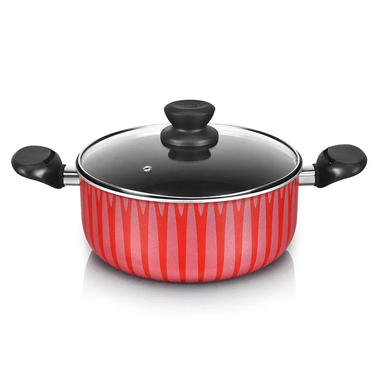 Wholesale Kitchen Non Stick Cookware Set Price Colorful With Painting