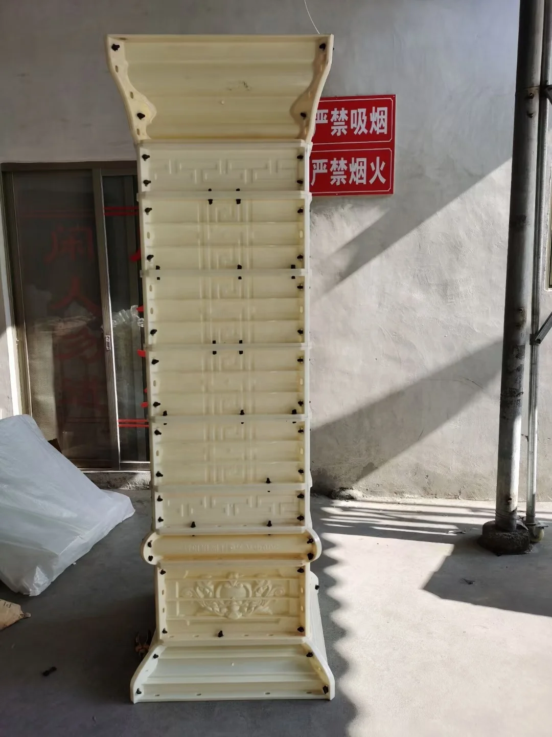 Plastic Silicone Rubber Concrete Roman Pillar Column