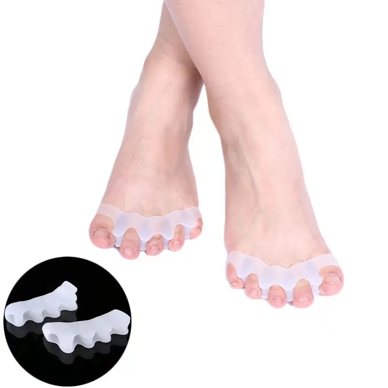 Toe Stretcher and Toe Separators Soft Silicone Toe Spreaders for Bunion Pain Relief and Stretching