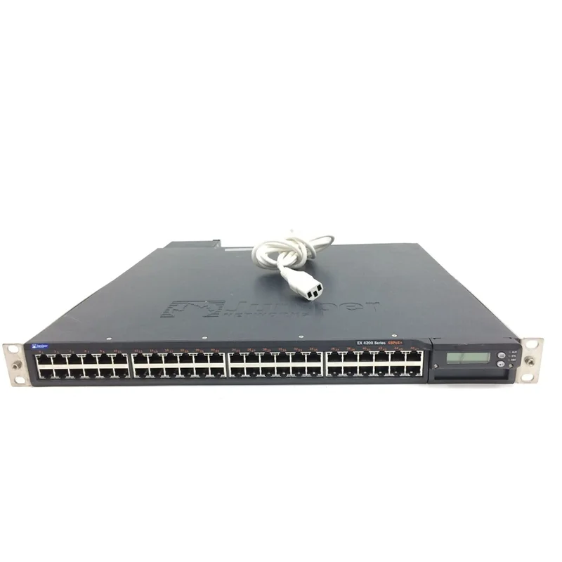 EX4200-48PX EX3200-48T QFX3500-48S4Q-E/S  Full Gigabit POE power network management switch Dual power supplies