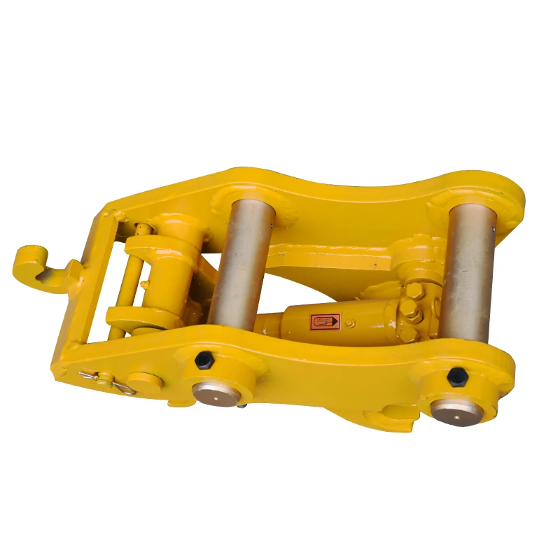 Hydraulic double locking quick hitch coupler tilting rotator hitch for excavators