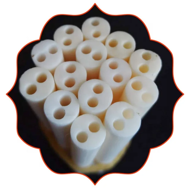 99 al2o3  alumina ceramic insulating tube for electric wire protection