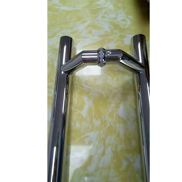 Black SS316 KANEE Rose gold Stainless Steel Glass Door Pull Handles