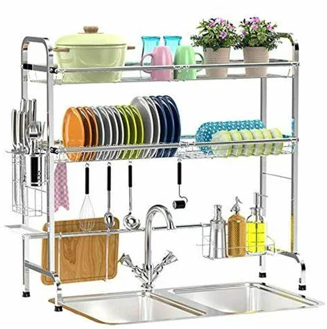 Collapsible Drainer Kitchen Dish Drying Rack Over The Sink Dish Rack
