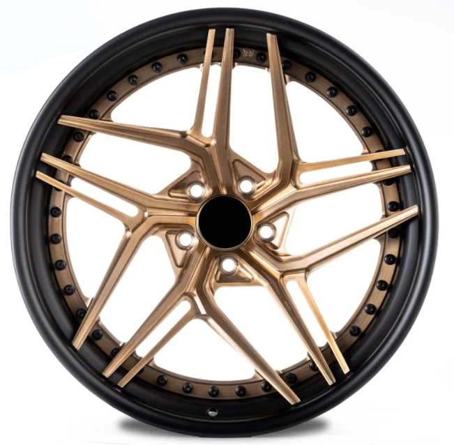 Racing Car Alloy Wheels 4Holes 5Holes 5*112 5*120 5*130 20 21 22 23 24 Inch 2Pieces Forged Wheels