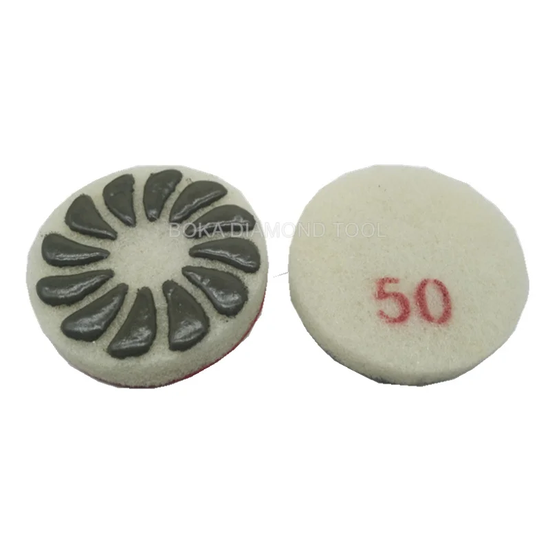 Premium Diamond Burnishing Polishing Pads With Felt For Grinding Concrete Stone Floor
