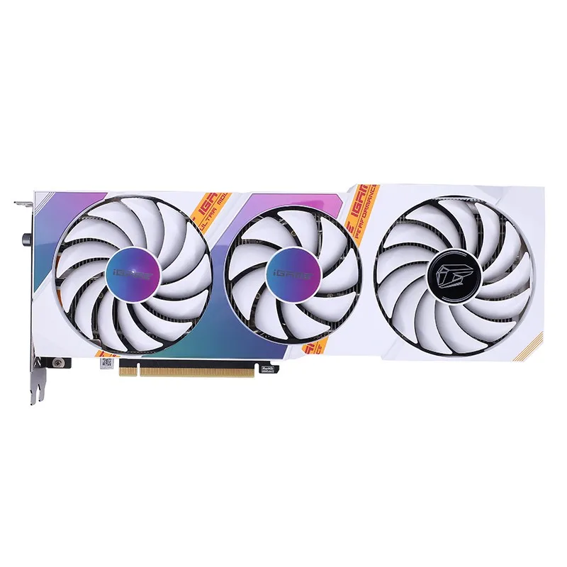Colorful iGame GeForce RTX 3070 Ti Ultra W OC 8G 1770-1800Mhz Cyberpunk 2077 game light chasing computer graphics card