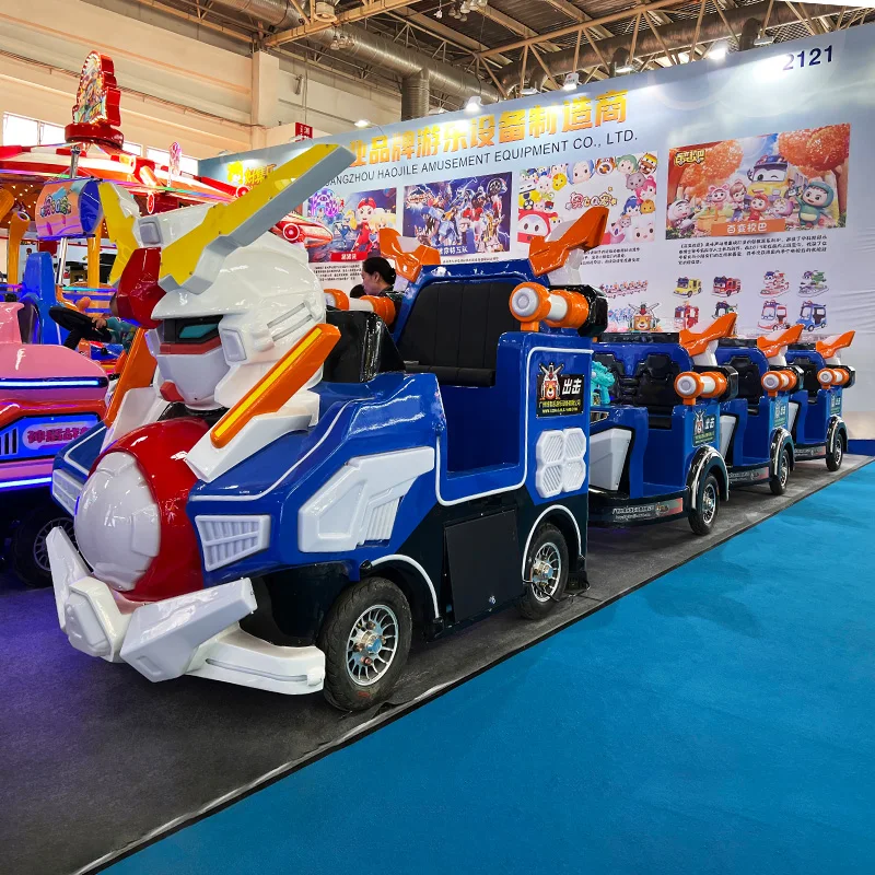 Kids Adults Electric Trackless Train Rides for Carnival Amusement Park Sightseeing & Tourist Road Games Hot Trading Product