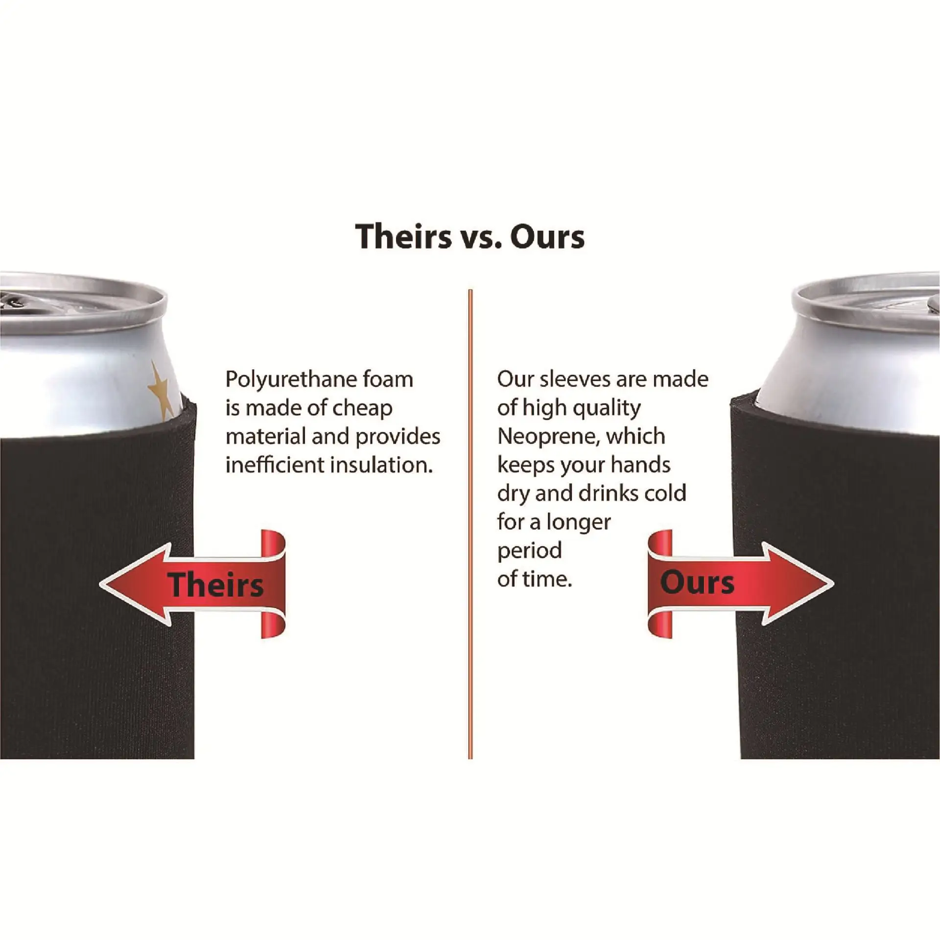 Custom Logo Collapsible Personalized Promotional Stubby Holder 12 Oz Neoprene Beer Cooler Coozies For Cans