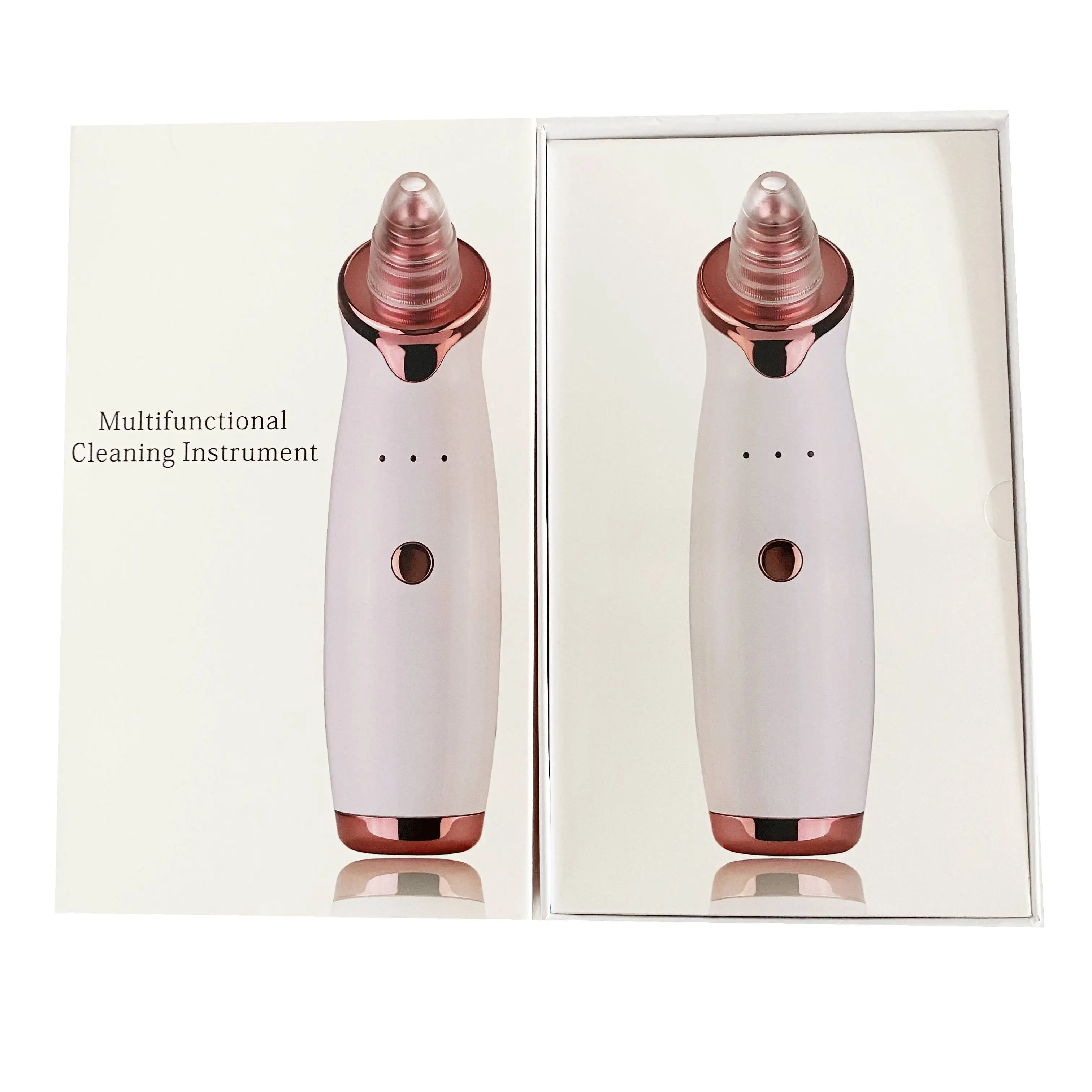 2022 Rechargeable Blackhead Instrument Nose Pore Cleaner Vacuum Blackhead Remover Removal Machine With Blackhead Remover Tool