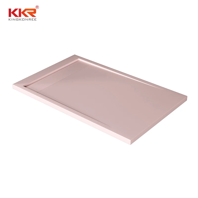 800x800 stone resin solid surface shower tray shower pans composite stone shower tray artificial stone