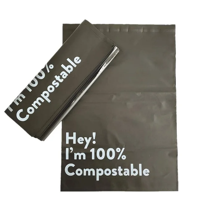 wholesale biodegradable packaging poly mailer postage plastic bags for clothes