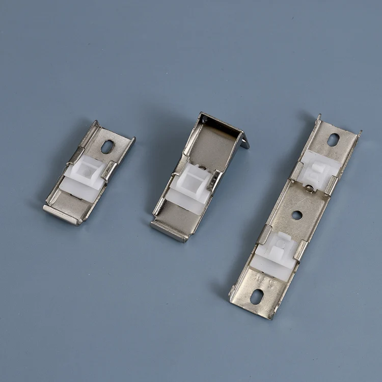 Customized European Square Double Shower Curtain Track Curtain Rod Brackets Rails And Fittings