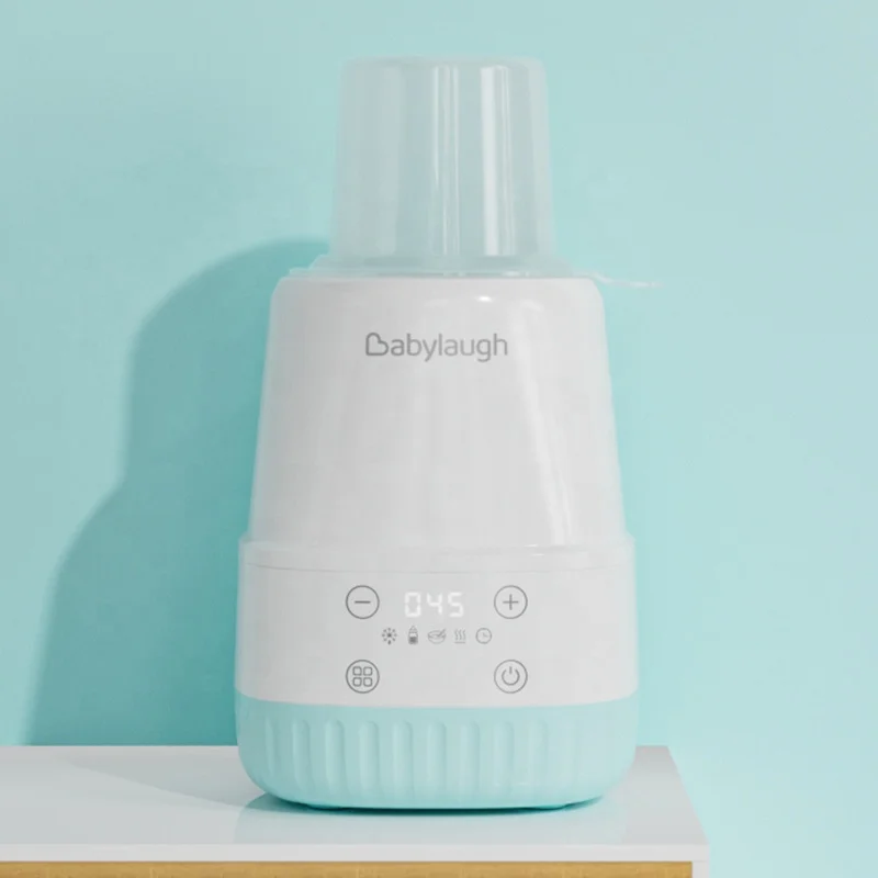 Babylaugh Portable Baby Bottle Warmers Formula Dispenser and Steam Sterilizer for Milk Powder and Baby Bottle Milk