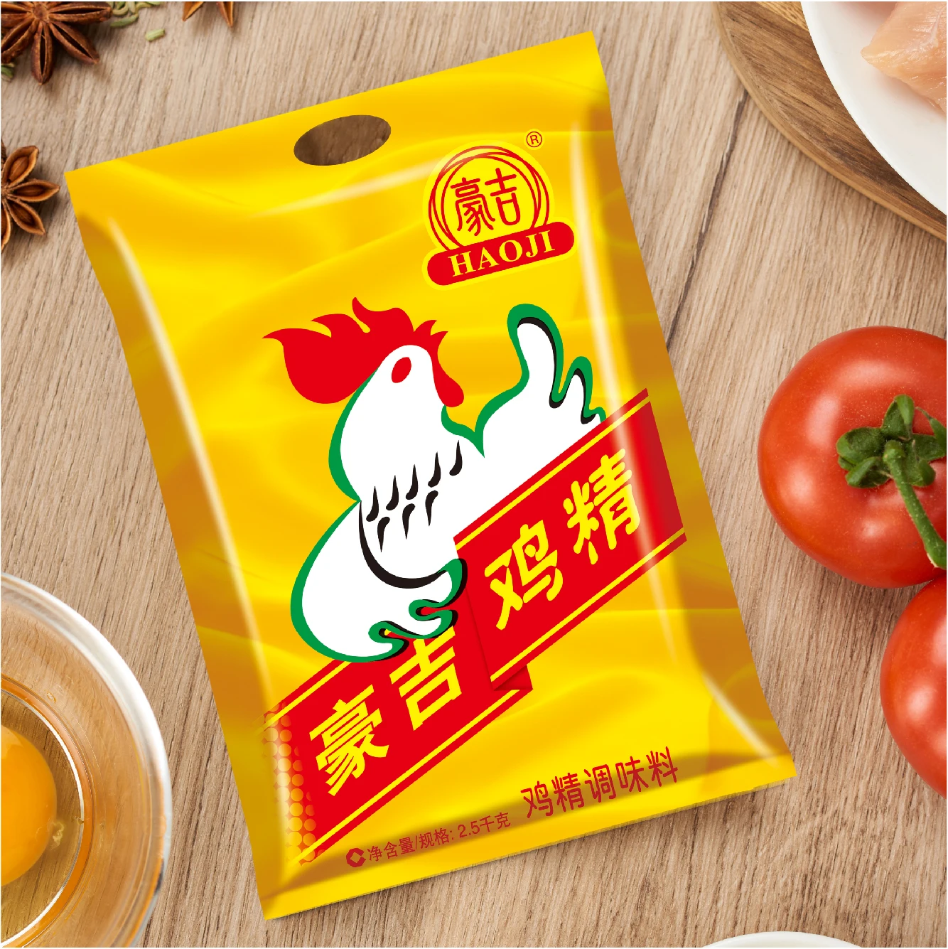 Производство Haoji эссенция курицы 4x2 5 кг + 2x454 г для сычуаньского куриного ароматизатора гранулята пищевая приправа порошок приготовления пищи