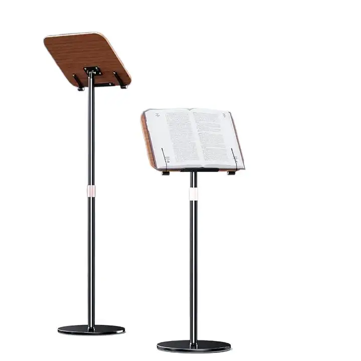 Best price Metal Book Stand Holder Landing for Eyesight Reading Book Shelves Floor Standing Book Stand