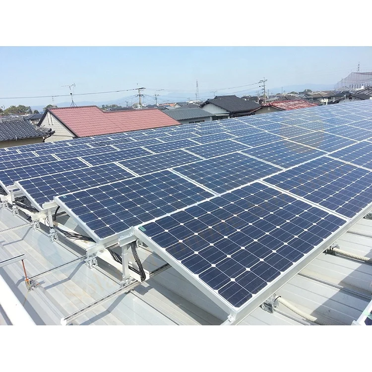 Cheap Ballast Structure Ground Mount Racks Solar Flat Roof Mounting