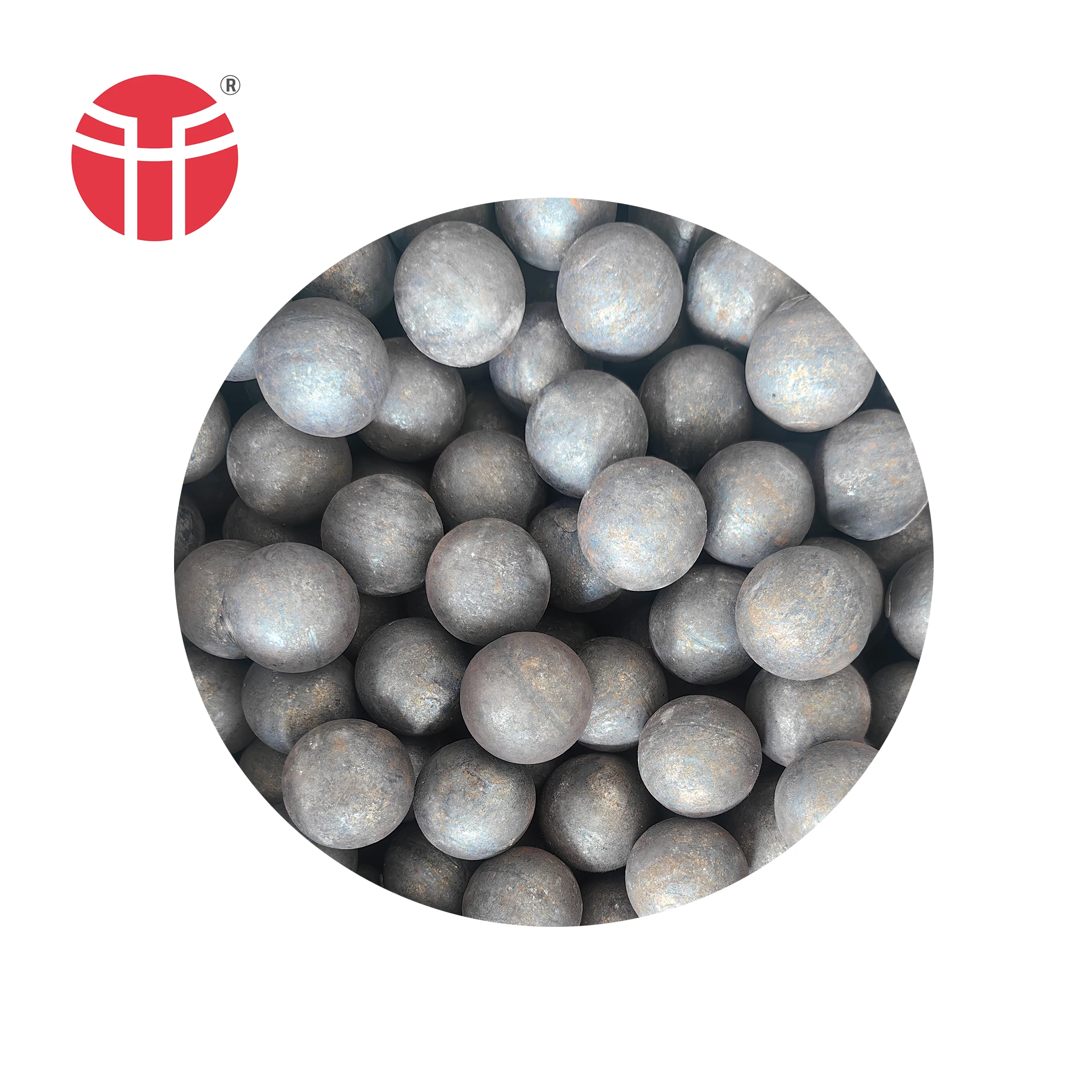 high hardness quality forged grinding media carbon steel ball for sale gold iron ore ball mill cement mine b2 b3 gcr15 65Mn 60mm